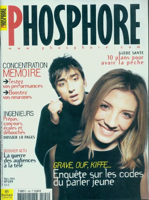 Livrenpoche : Phosphore n°249 : Concentration mémoire - Collectif - Livre
