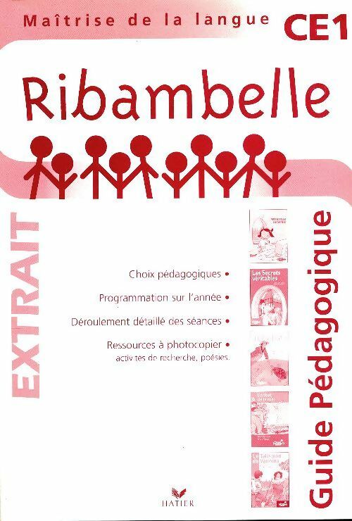 Livrenpoche : Ribambelle CE1. Guide pédagogique - Collectif - Livre
