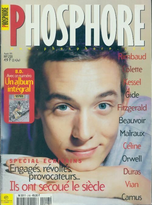 Livrenpoche : Phosphore n°218 : Spécial écrivains - Collectif - Livre