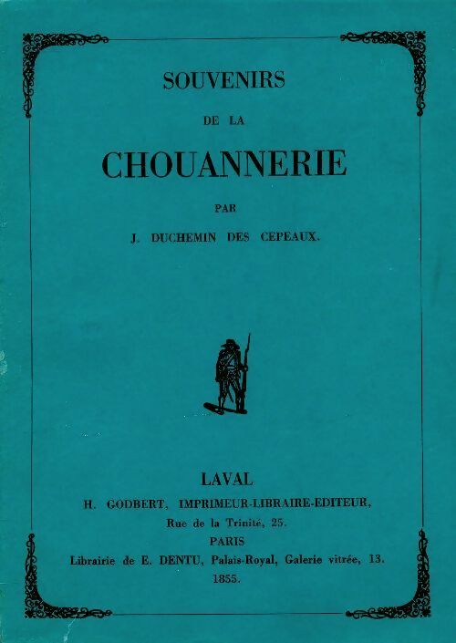 Livrenpoche : Souvenirs de la chouannerie - J Duchemin Des Cepeaux - Livre