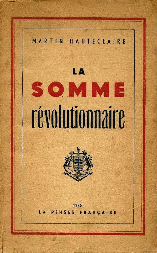 Livrenpoche : La Somme révolutionnaire - Martin Hauteclaire - Livre