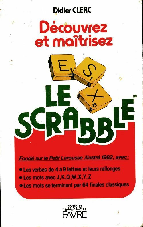 Livrenpoche : Découvrez et maîtrisez le scrabble - Didier Clerc - Livre