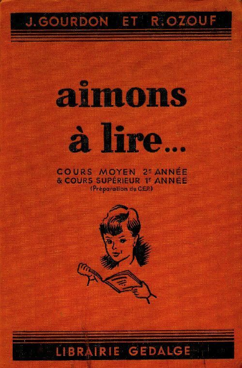 Livrenpoche : Aimons à lire CM - J Gourdon - Livre
