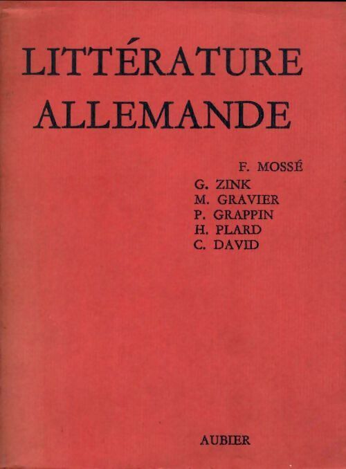 Livrenpoche : Littérature allemande - Collectif - Livre