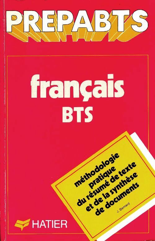 Livrenpoche : Français BTS - Jacqueline Bernard - Livre
