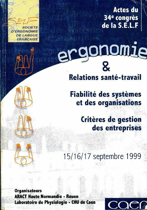 Livrenpoche : Ergonomie et relations santé-travail - Collectif - Livre