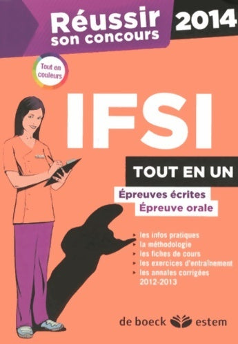 Livrenpoche : Réussir son concours IFSI 2014 tout en un - Marie-Madeleine Coilot - Livre