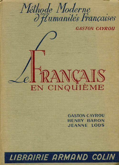 Livrenpoche : Le français en 5e - Gaston Cayrou - Livre