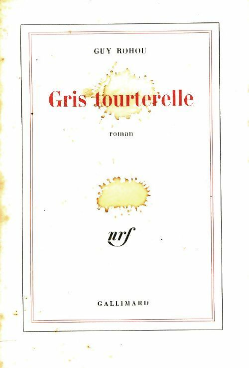 Livrenpoche : Gris tourterelle - Guy Rohou - Livre
