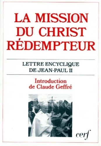 Livrenpoche : La mission du Christ rédempteur - Jean-Paul II - Livre