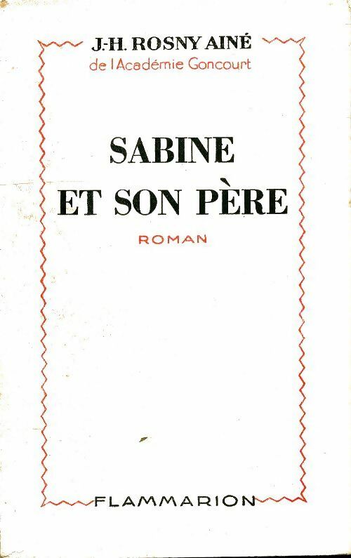 Livrenpoche : Sabine et son père - Joseph-Henry Rosny Ainé - Livre