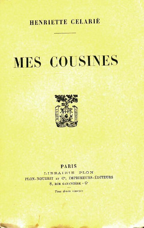 Livrenpoche : Mes cousines - H. Celarié - Livre