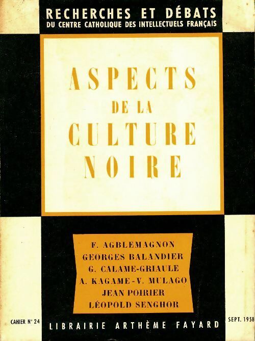 Livrenpoche : Aspects de la culture noire - Collectif - Livre