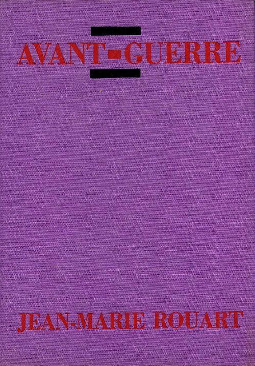 Livrenpoche : Avant-guerre - Jean-Marie Rouart - Livre