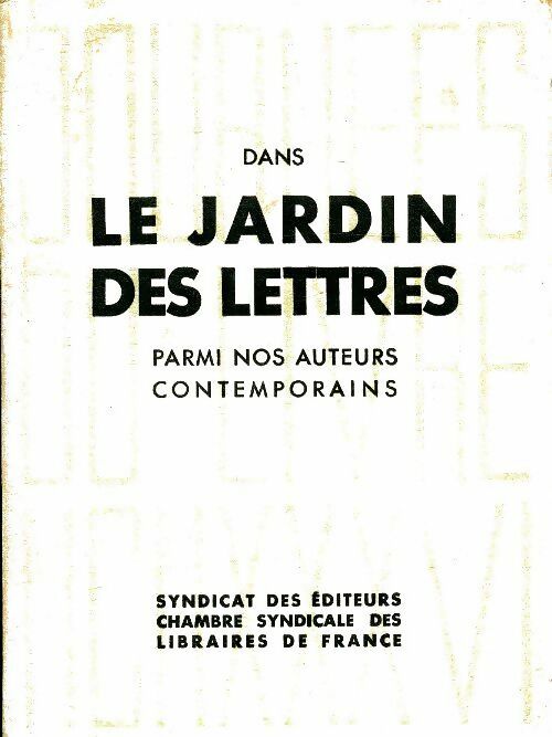 Livrenpoche : Dans le jardin des lettres - Collectif - Livre