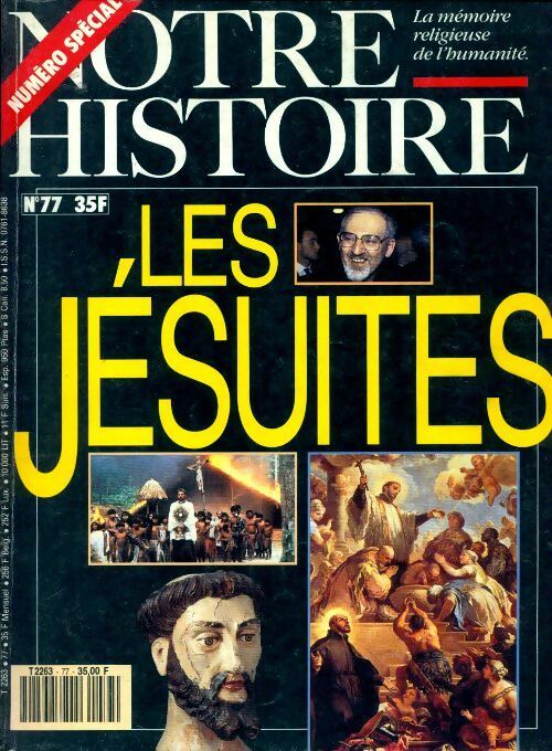 Livrenpoche : Notre histoire n°77: Les jésuites - Collectif - Livre