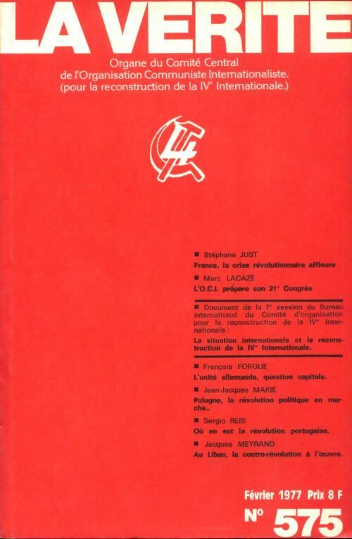 Livrenpoche : La vérité n°575 - Collectif - Livre