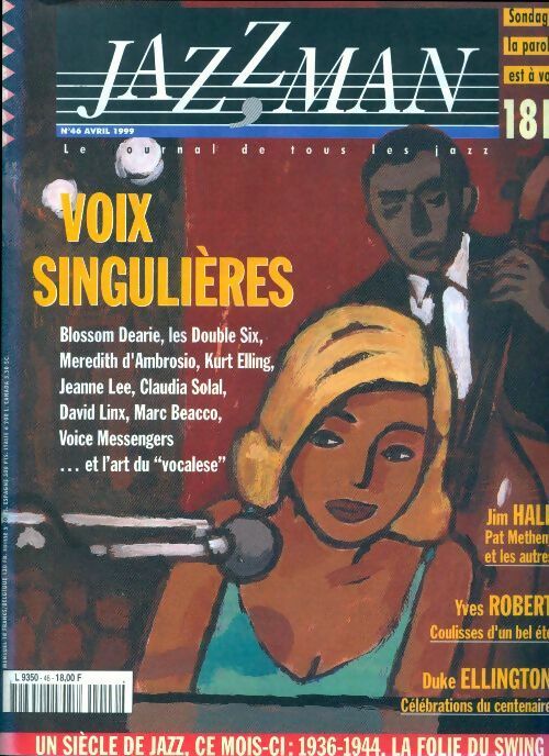 Livrenpoche : Jazzman n°46 : Voix singulières - Collectif - Livre