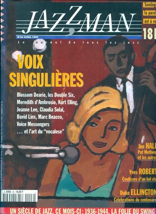 Jazzman n°46 : Voix singulières - Collectif -  Jazzman - Livre