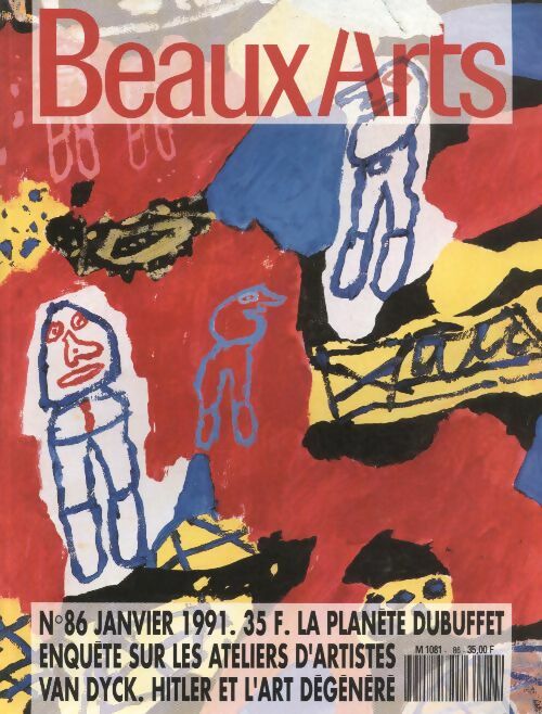 Livrenpoche : Beaux-Arts Magazine n°86 : La planète Dubuffet - Collectif - Livre
