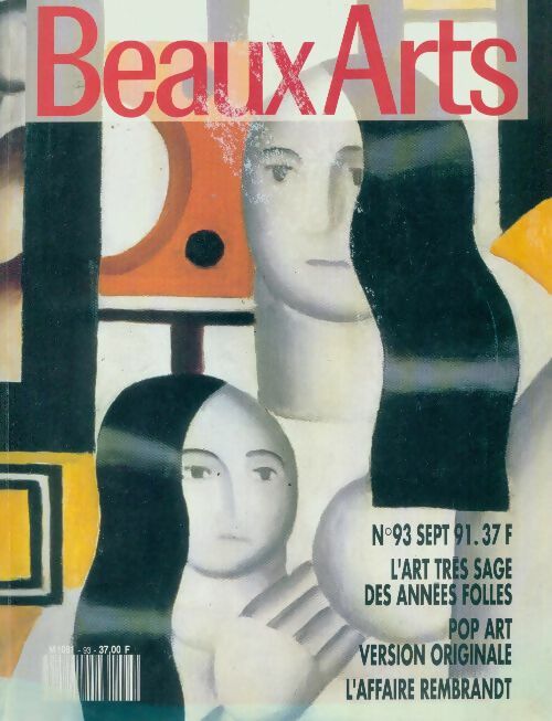 Livrenpoche : Beaux-Arts Magazine n°93 : L'art très sage des années folles - Collectif - Livre