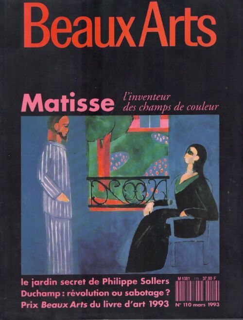 Livrenpoche : Beaux-Arts Magazine n°110 : Matisse - Collectif - Livre