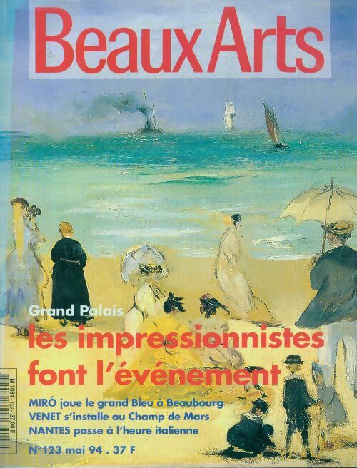 Livrenpoche : Beaux-Arts Magazine n°123 : Les impressionnistes font l'évènement - Collectif - Livre