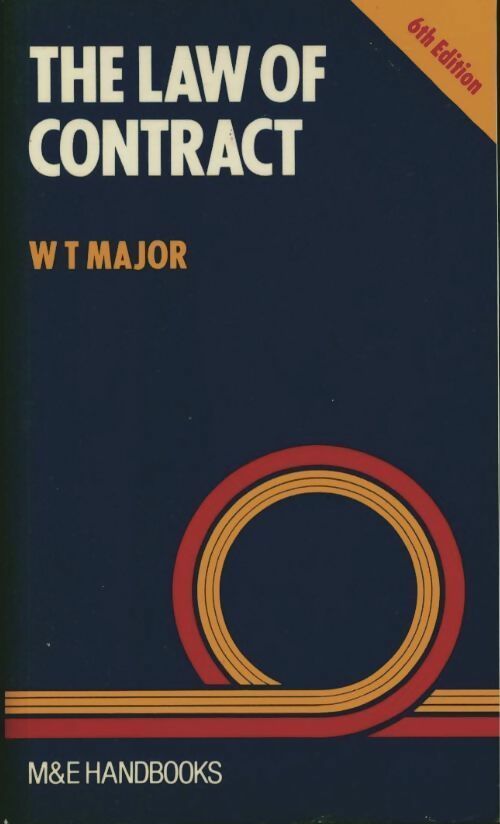 Livrenpoche : The law of contract - W.T. Major - Livre