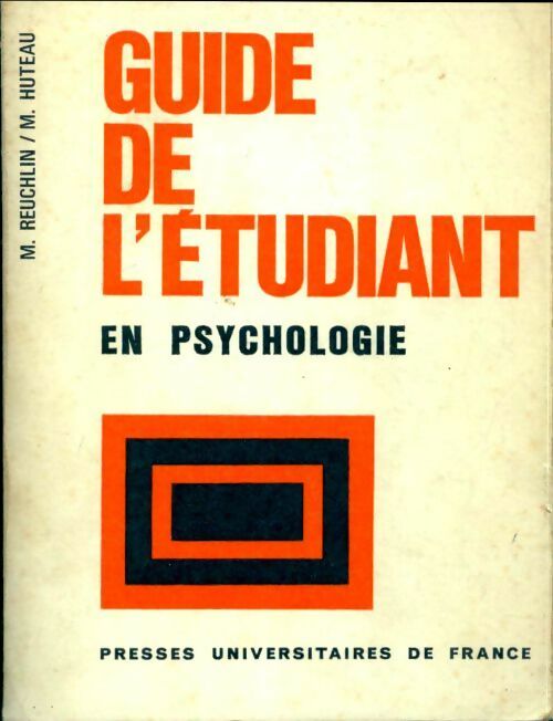 Livrenpoche : Guide de l'étudiant en psychologie - Michel Huteau - Livre