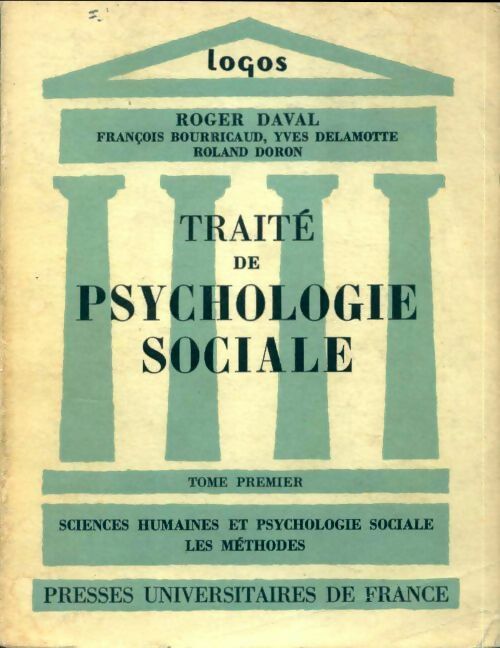 Livrenpoche : Traité de psychologie sociale - Collectif - Livre