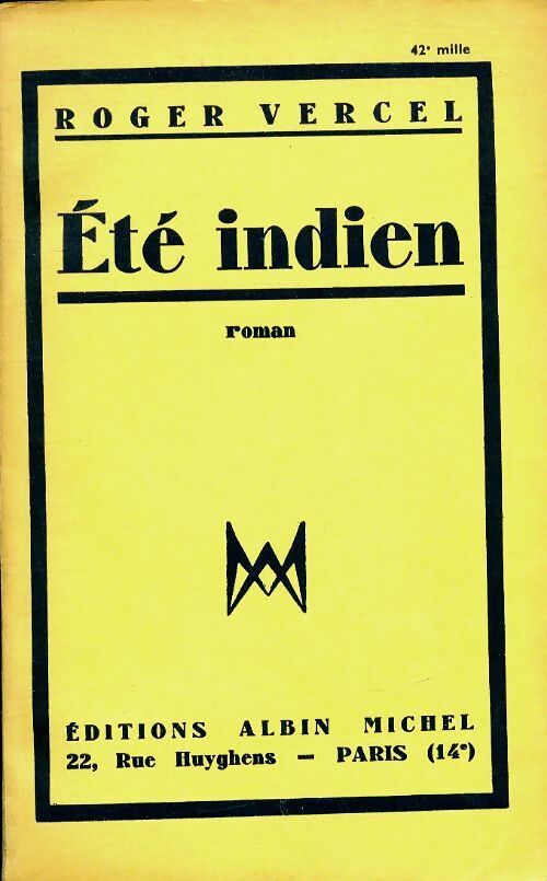 Livrenpoche : Eté indien - Roger Vercel - Livre