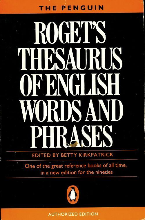 Livrenpoche : Roget's thesaurus of english words and phrases - Peter Mark Roget - Livre