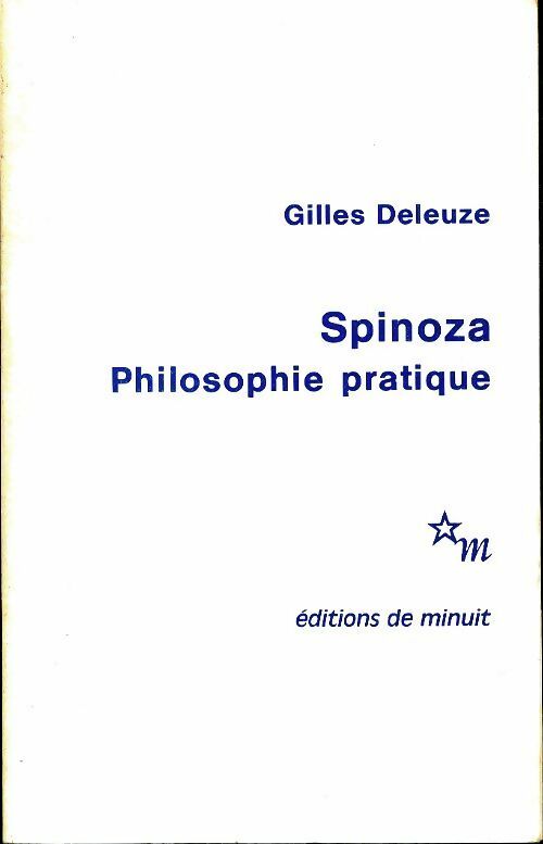 Livrenpoche : Spinoza, philosophie pratique - Gilles Deleuze - Livre