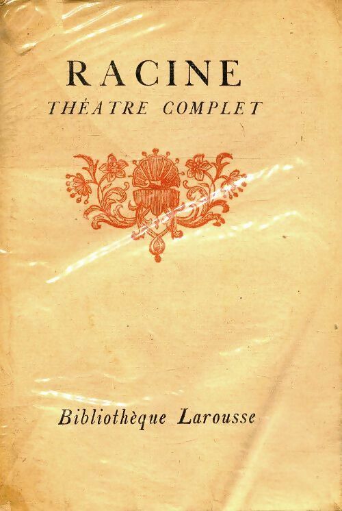 Livrenpoche : Théâtre complet - Jean Racine - Livre
