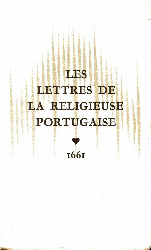 Livrenpoche : Lettres de la religieuse portugaise - Inconnu - Livre