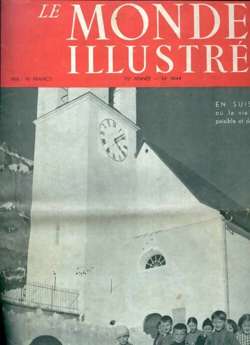Livrenpoche : Le monde illustré n°4444 - Collectif - Livre