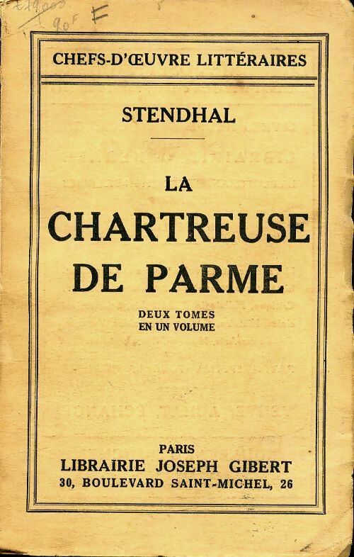 Livrenpoche : La chartreuse de Parme - Stendhal - Livre