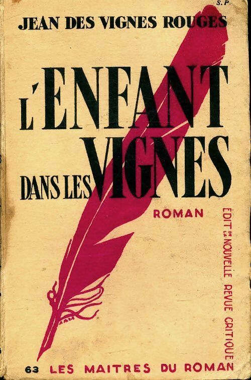 Livrenpoche : L'enfant dans les vignes - Jean Des Vignes Rouge - Livre