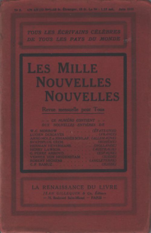 Les mille nouvelles nouvelles n°8 - Collectif - Livre