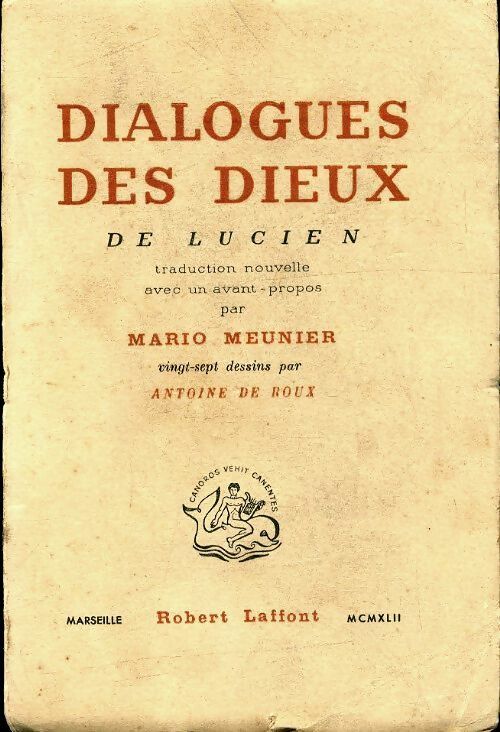 Livrenpoche : Dialogues des dieux - Mario Meunier - Livre