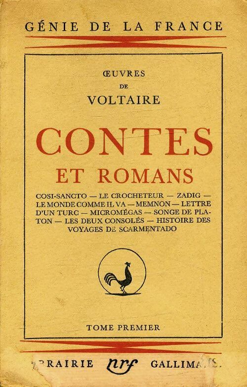 Livrenpoche : Romans et contes Tome I - Voltaire - Livre