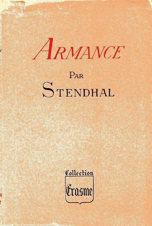 Livrenpoche : Armance ou quelques scènes d'un salon de paris en 1827 - Stendhal - Livre