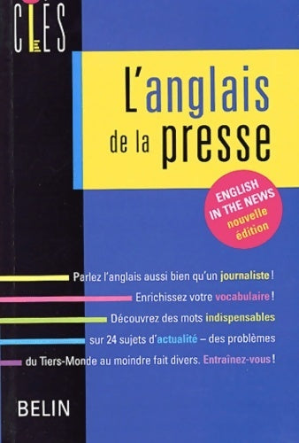 Livrenpoche : L'anglais de la presse - Jérôme Lepioufle - Livre