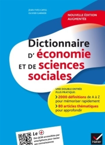 Livrenpoche : Dictionnaire d'économie et de sciences sociales - Jean-Yves Capul - Livre