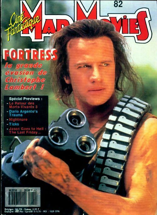 Livrenpoche : Ciné fantastique Mad Movies n°82 : Christophe Lambert fortress / Le retour des morts-vivants 3 - Collectif - Livre