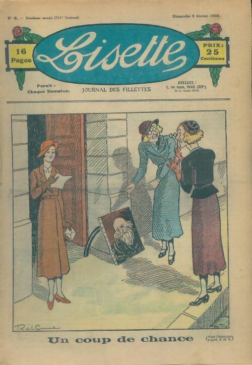 Livrenpoche : Lisette n°761 16e année n°6 : Un coup de chance - Collectif - Livre