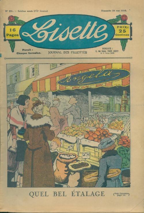Livrenpoche : Lisette n°776 16e année n°21 : Quel bel étalage - Collectif - Livre