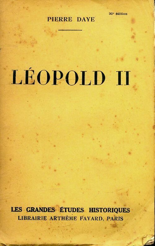 Livrenpoche : Léopold II - Pierre Daye - Livre