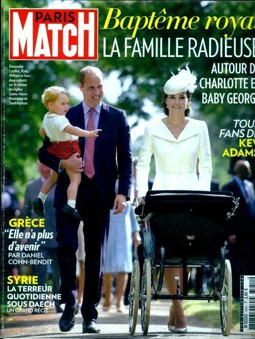 Livrenpoche : Paris Match n°3451 : Baptême royal - Collectif - Livre
