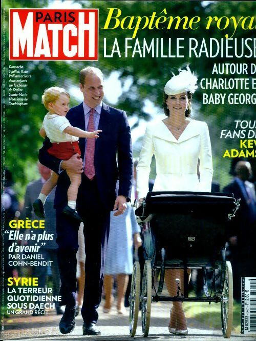 Paris Match n°3451 : Baptême royal - Collectif -  Paris Match - Livre